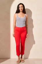 Sophia Curvy 25" Flared Jeans w/ Released Hem (Bayberry)