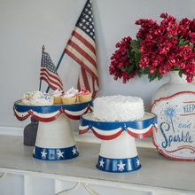 Patriotic Dessert Stands