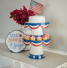 Patriotic Dessert Stands