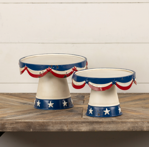 Patriotic Dessert Stands