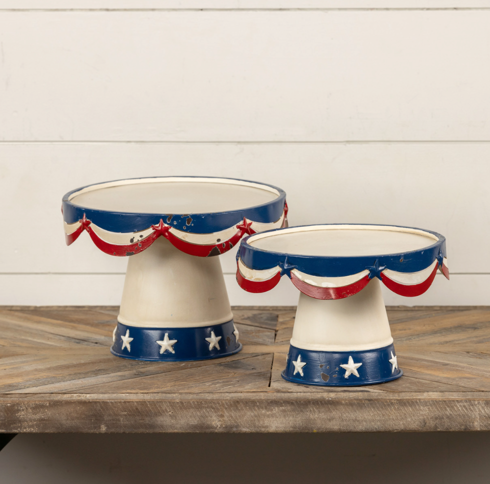 Patriotic Dessert Stands