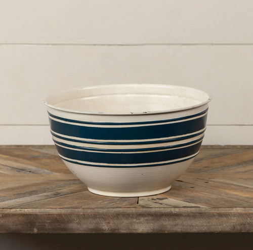 Blue Stripe Bowl