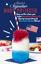 Blue Razz Rocket Craft Cocktail Slush Mix