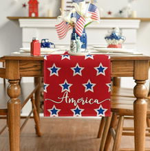 Red Stars America Table Runner (13" x 72")