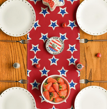 Red Stars America Table Runner (13" x 72")