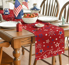 Red Stars Freedom Table Runner (13" x 48")