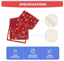 Red Stars Freedom Table Runner (13" x 48")
