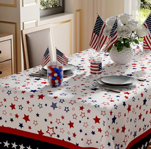 Stars 4th of July Square Tablecloth (60" x 60")
