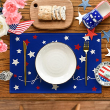 Blue America Rectangle Placemat