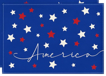 Blue America Rectangle Placemat