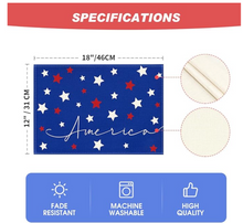 Blue America Rectangle Placemat