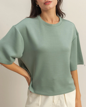 Scuba Drop Shoulder Everyday Basic Top