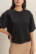 Scuba Drop Shoulder Everyday Basic Top