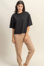 Scuba Drop Shoulder Everyday Basic Top