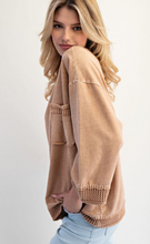 Mineral Washed Boxy Pullover