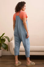 Tencel Jumpsuit w/ Large Patch Pockets