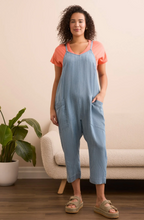 Tencel Jumpsuit w/ Large Patch Pockets