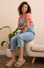 Tencel Jumpsuit w/ Large Patch Pockets
