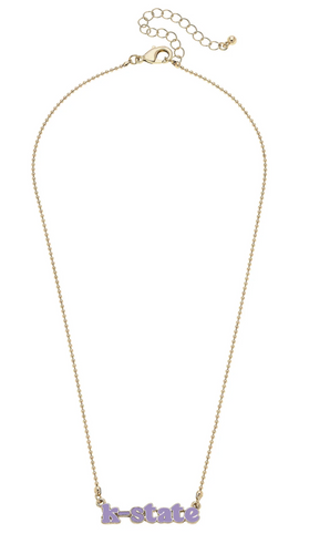 K-State Lavender Necklace