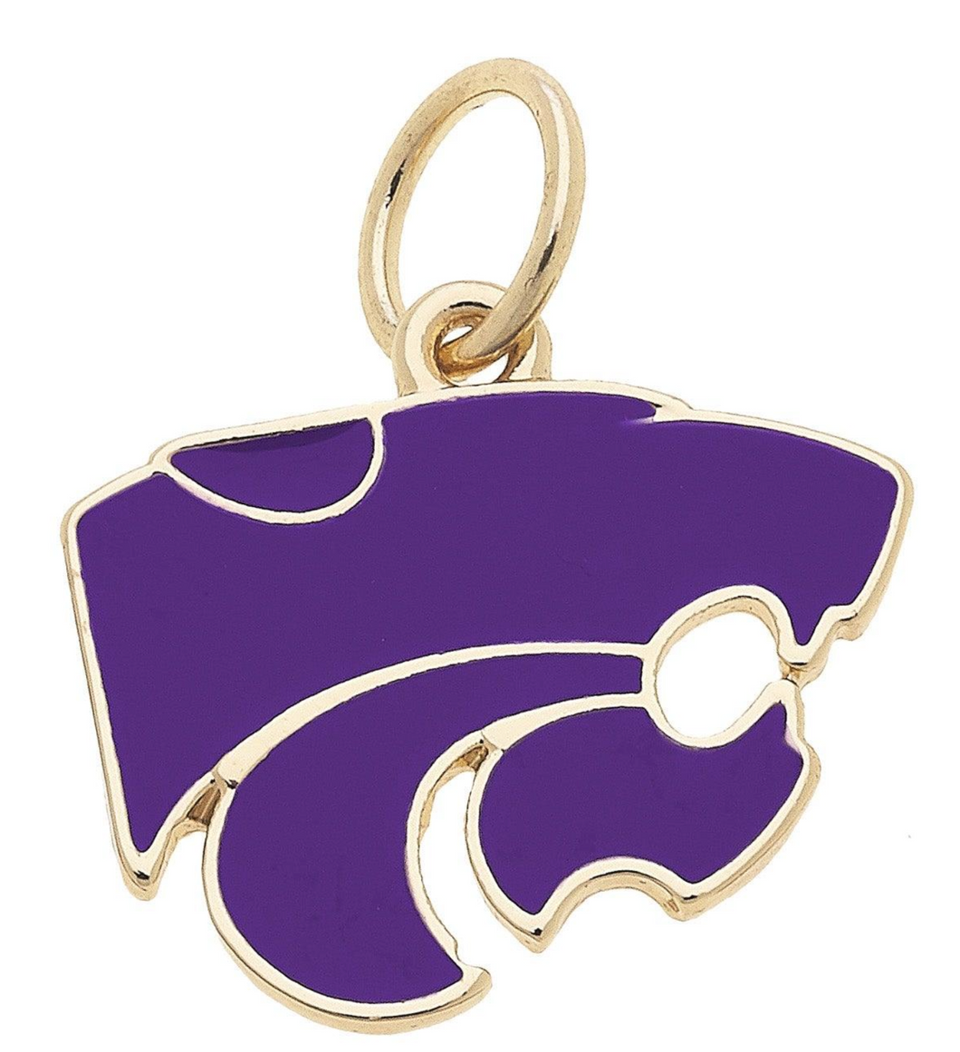 Purple Powercat Charm