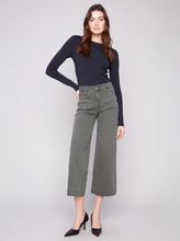 Patch Pocket Flare Twill Pants - Spruce