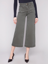 Patch Pocket Flare Twill Pants - Spruce