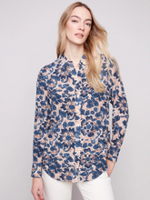 Printed Button-Up Shirt - Cavolo