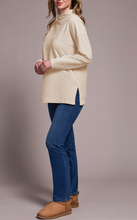 Funnel Neck Tunic w/ Side Slits