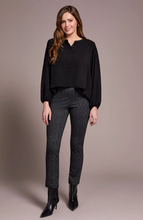 Airflow Long Sleeve Mandarin Collar Blouse