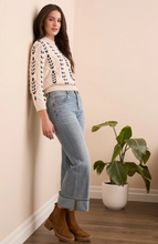 Brooke Cuffed Palazzo Jeans