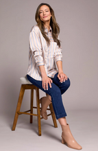 Printed Satin Collared Shirt