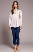 Printed Satin Collared Shirt