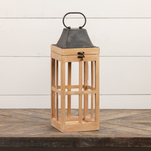 16" Black Handle Lantern