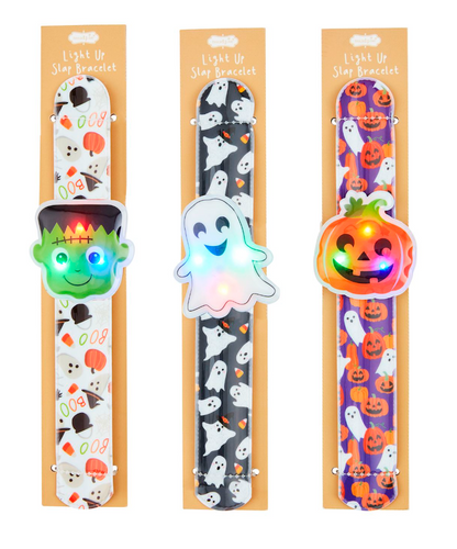 Halloween Light-Up Slap Bracelets
