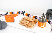 Light-Up Witch Jack-O-Lantern Sitter