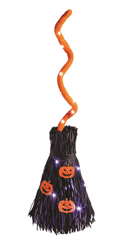 Pumpkin LED Sound Motion Broom