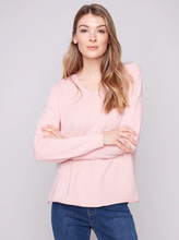 Basic V-Neck Sweater - Heather Ballet