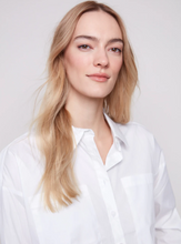 Loose Poplin Shirt - White