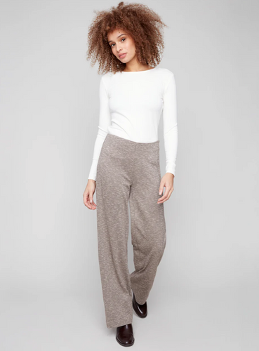 Herringbone Pull-On Pants