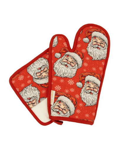 Simply Southern Holiday Potholder and Mitt Set