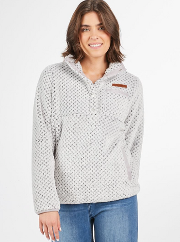 Simply Southern Simply Soft Pullover (Frost Gray)