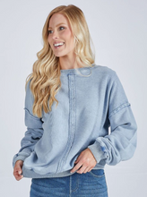 Simply Southern Leona Crewneck (Denim)