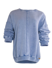 Simply Southern Leona Crewneck (Denim)