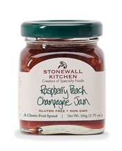 Mini Raspberry Peach Champagne Jam