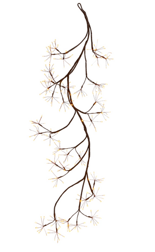 5' Brown Fairy Light Tape Pod Garland