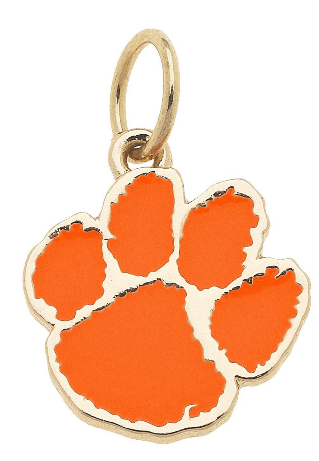 Orange Paw Charm