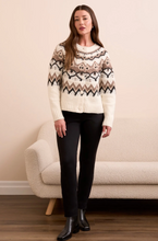 Fair Isle Button Front Sweater