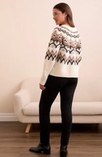 Fair Isle Button Front Sweater