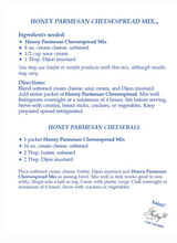 Honey Parmesan Cheesespread Mix