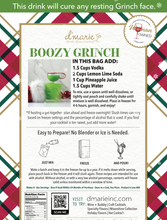 Boozy Grinch Craft Cocktail Slush Mix